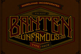 Banten Unfamous Font
