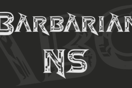 Barbarian NS Font