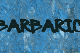 Barbaric Font