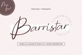 Barristar Demo Version Font