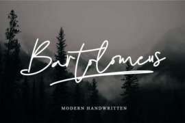 Bartolomeus – Personal use Font
