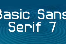 Basic Sans Serif 7 Font
