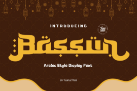 Bassun personal use Font
