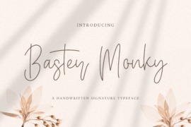 BasterMonky Font