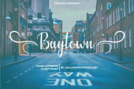 Baytown Demo Font