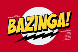 Bazinga! Font Family