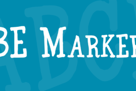 BE Marker Font