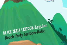 Beach Party Cartoon Font Family