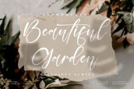Beautiful Garden Font Family