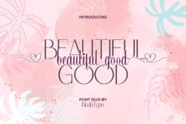 Beautiful Good Demo Font Family