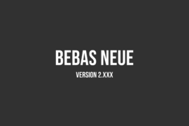 Bebas Neue Font