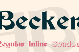 Becker Font Family