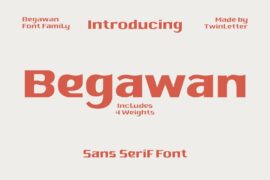 Begawan Font Family