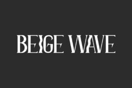 Beige Wave Demo Font