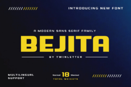 BEJITA Font Family
