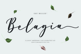 Belagia – Demo Font