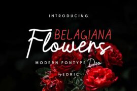 BelagianaFlowersDEMO Font Family