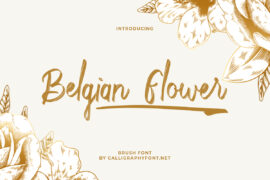 Belgian Flower Demo Font