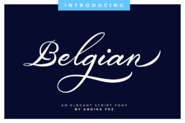 Belgiansignature Font