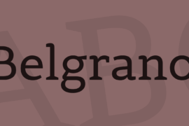 Belgrano Font
