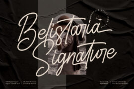 Belistaria Signature Font Family