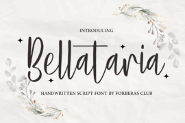 Bellataria Demo Font