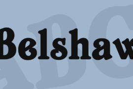 Belshaw Font