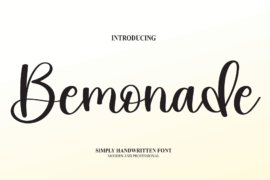Bemonade Font