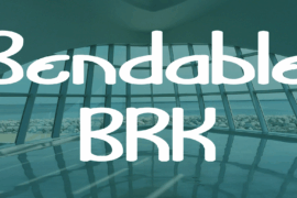 Bendable BRK Font