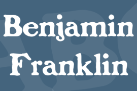 Benjamin Franklin Font