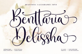 Benttaria Delissha Font Family