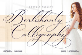Berlishanty Calligraphy Font Family