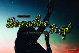 Bernadine Script Font