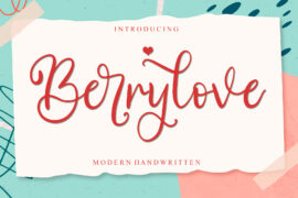 Berrylove – Personal Use Font