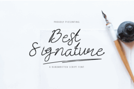 Best Signature Font Font