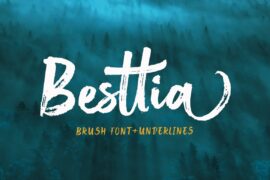 Besttia Brush Font