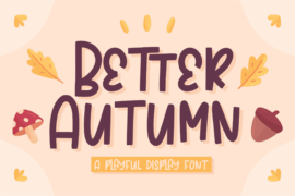 Better Autumn Font