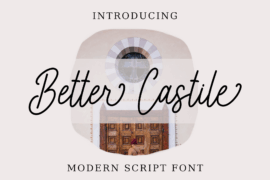 Better Castile Demo Font
