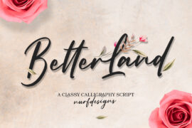 Better Land Font