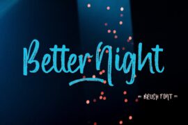 Better Night Font Family