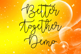 Better Together Demo Font