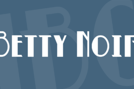 Betty Noir Font