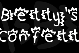 Betty’s Confetti Font