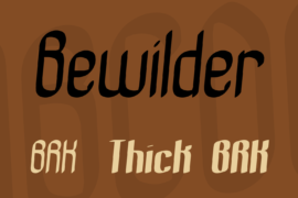 Bewilder Font Family