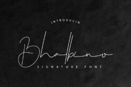 Bhalbino Demo Font