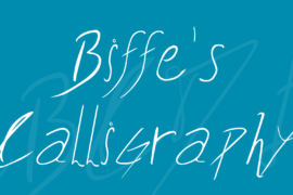 Biffe’s Calligraphy Font