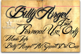 BILLY ARGEL FONT Font