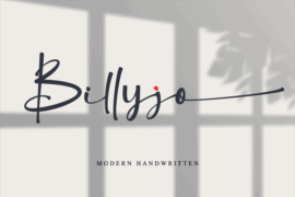 Billyjo – Personal Use Font