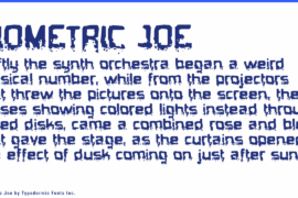 Biometric Joe Font