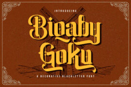 Biqabygoku Font